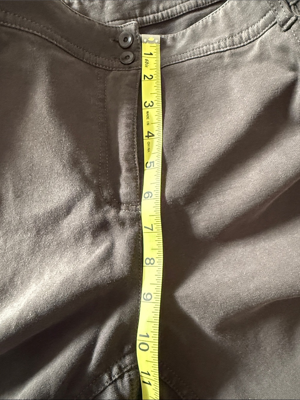 Eileen Fisher Dark Charcoal Straight-Leg Pants - Picture 9 of 10